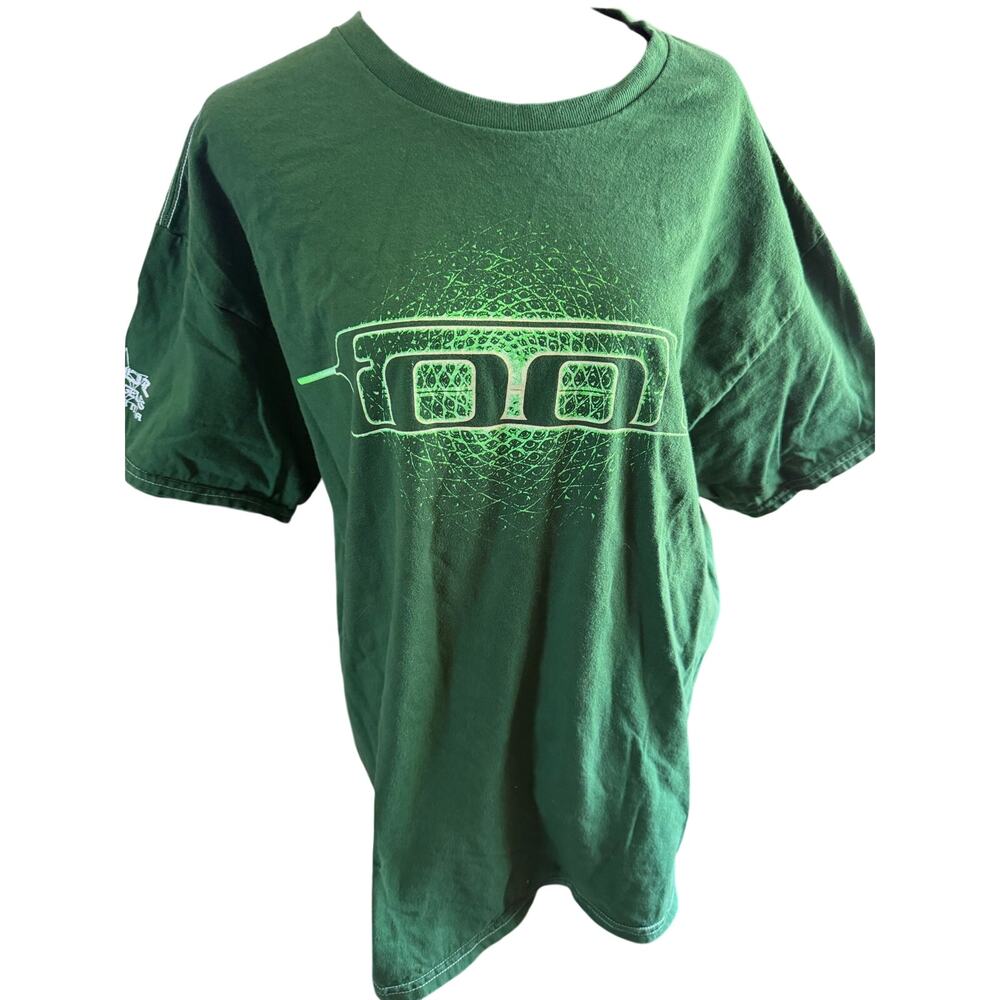 TOOL Band T-Shirt Men's XL Green Los Angeles California Star Sleeve Print